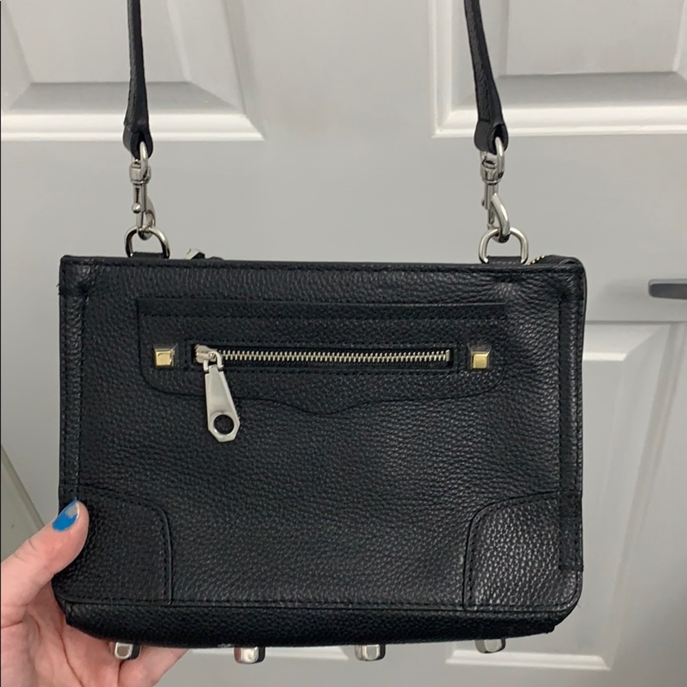 Black crossbody Rebecca Minkoff bag